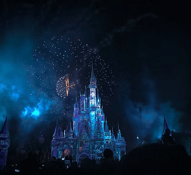 Castle in the night time