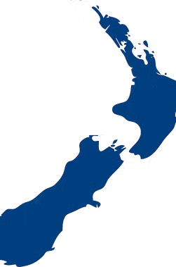 New zealand map